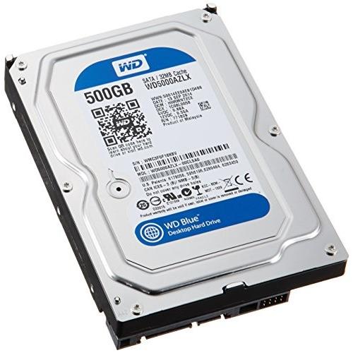 送料無料 Western Digital Blue WD5000AZLX 500GB 7200 RPM 32MB Cache SATA 6.0Gb/s