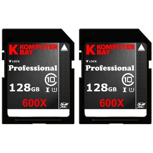 Komputerbay 2パック???128?GB SDXC安全デジタル拡張容量速度クラス10?600?X UHS - I超高速フラッシュメモリカード｜sonanoa｜02