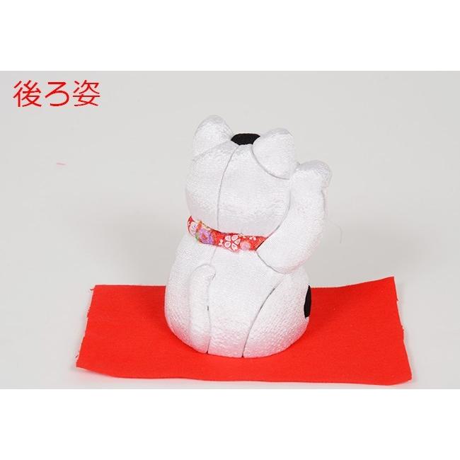 木目込み童人形 No.1029-C 【招福猫】 桐塑ボディ ※布地は別途ご用意が