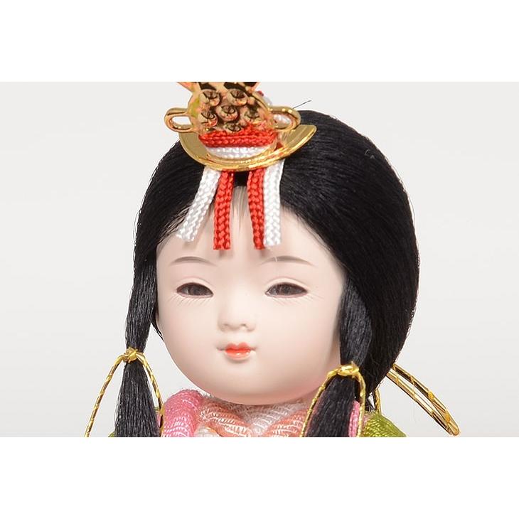 ポイント10倍 No 302 804 飾る場所を選ばない人気のミニサイズ雛人形 木目込み 親王飾り ひな人形 親王平飾り 302 804 正栄作 曽根人形 通販 Yahoo ショッピング