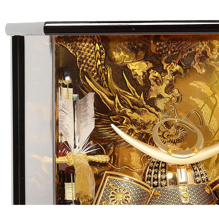 中古 No.505-189 五月人形 アクリル 王朝塗 ケース入り 5号 上杉謙信 兜飾り 【CE2386604513】(14500円)