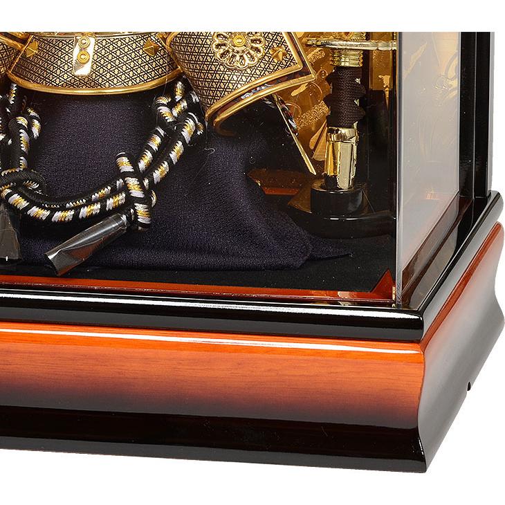 中古 No.505-189 五月人形 アクリル 王朝塗 ケース入り 5号 上杉謙信 兜飾り 【CE2386604513】(14500円)