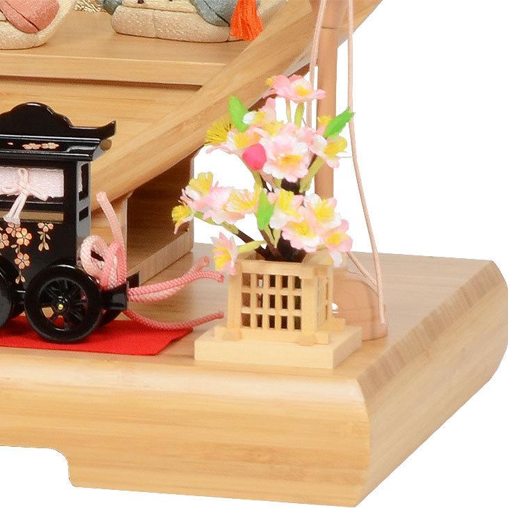 レビュー特典木札・お手入れセット付・送料無料)雛人形 コンパクト