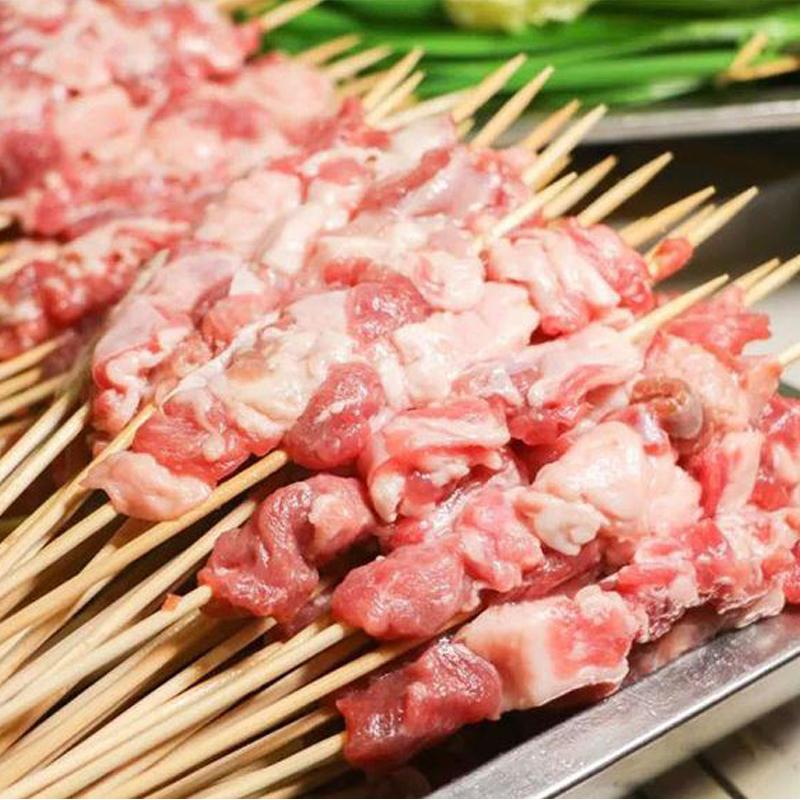 冷凍発送 生羊肉串 約 250g(10本入り) 調味料なしソンちゃん ラム肉 羊肉ラム肉 ラム肉 しゃぶしゃぶ ジンギスカン 羊肉 羊肉串 ラム串 BBQ バーベキュ|sonet|03