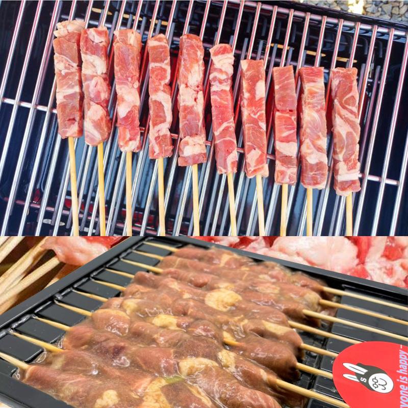 冷凍発送 生羊肉串 約 250g(10本入り) 調味料なしソンちゃん ラム肉 羊肉ラム肉 ラム肉 しゃぶしゃぶ ジンギスカン 羊肉 羊肉串 ラム串 BBQ バーベキュ|sonet|04