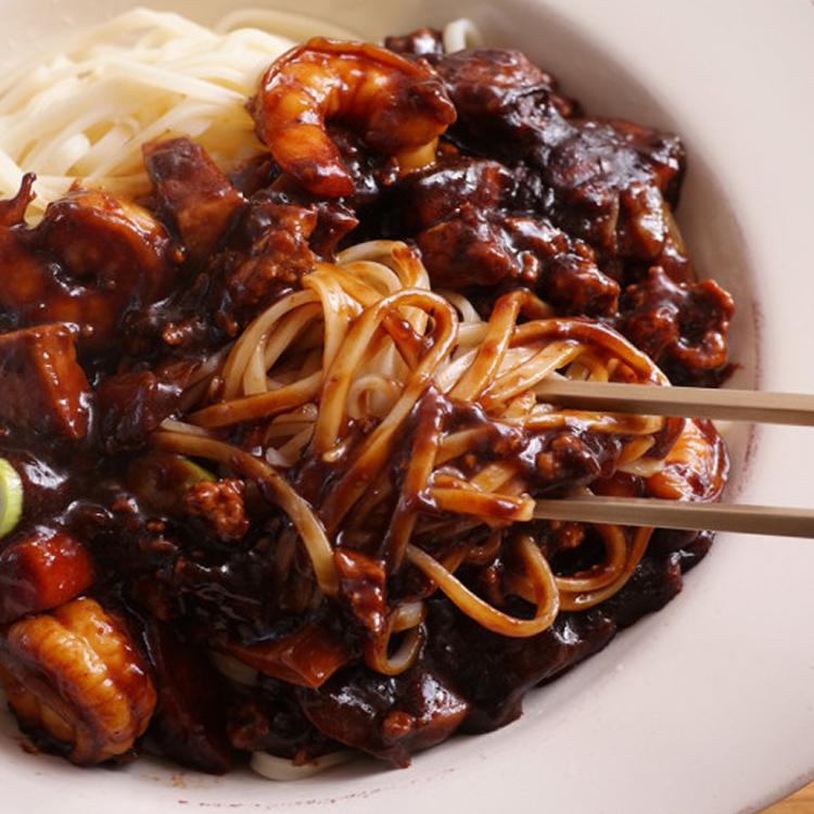 直火ジャジャン粉末 約4人前 予約販売品 万能麺3袋 Set ジャージャー麺 ジャジャン 韓国料理 じゃじゃん麺