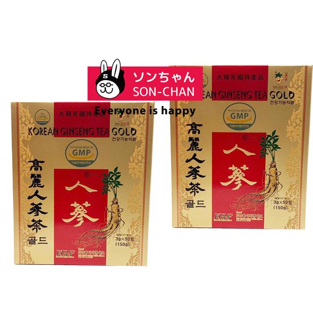 格安saleスタート 高麗人参茶gold 粉末状 3gx50包 X 2箱 粉末茶 健康茶 伝統茶 韓国お茶 韓国飲み物 韓国食品 風邪予防対策 Wantannas Go Id