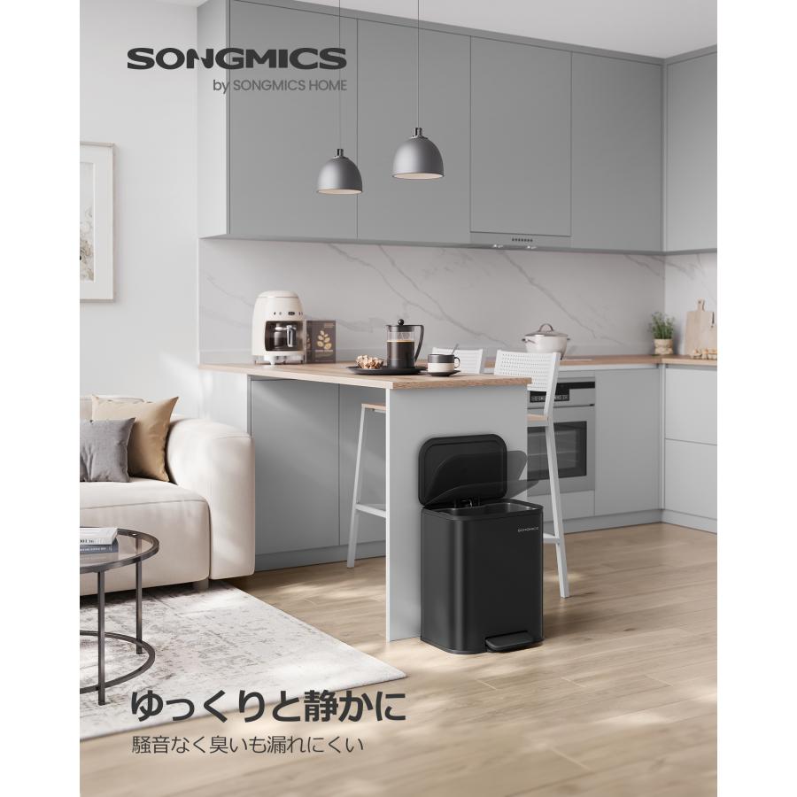 ゴミ箱 20L ペダル式 蓋付き ステンレス製ダストボックス キッチン