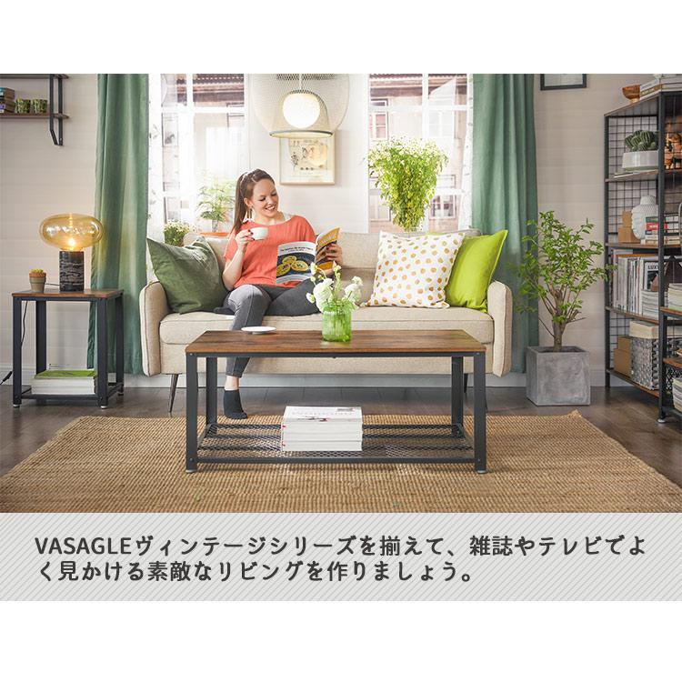 VASAGLE ローテーブル センターテーブル スチールフレーム VASAGLE ローテーブル センターテーブル スチールフレーム