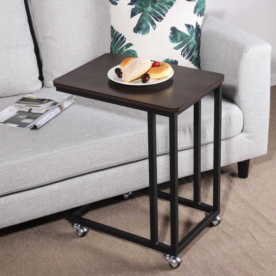 サイドテーブル・ナイトテーブル・ローテーブル furnihunter T25 Stone modern table brown T25 Stone modern table