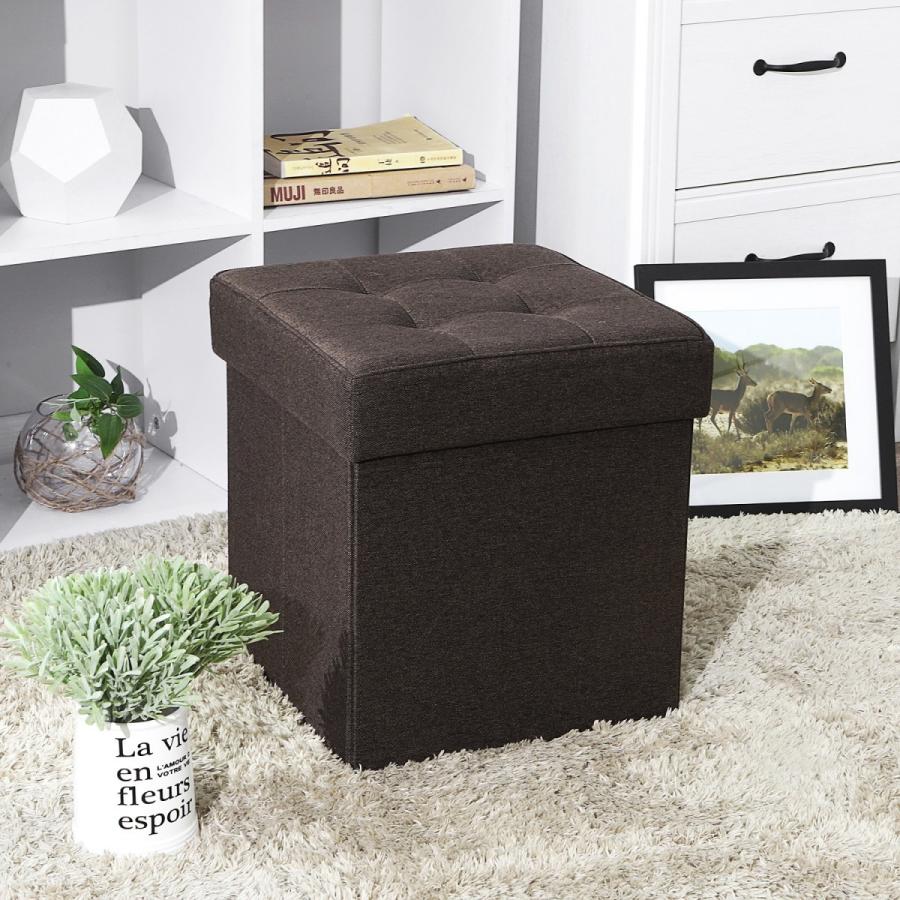 Songmics 収納スツール 収納ボックス オットマン 5cmクッション ドレッサーチェア 座る心地良い ブラウン Nlsf10z Nlsf10 Songmics Jp 通販 Yahoo ショッピング