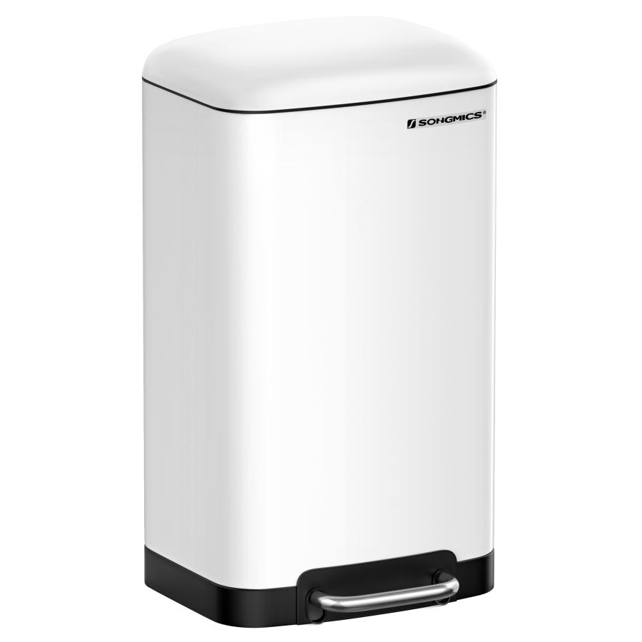 SONGMICS ゴミ箱 30Lダストボックス スリム ペダル式 キッチン用 SONGMICS ゴミ箱 30Lダストボックス スリム ペダル式 キッチン用