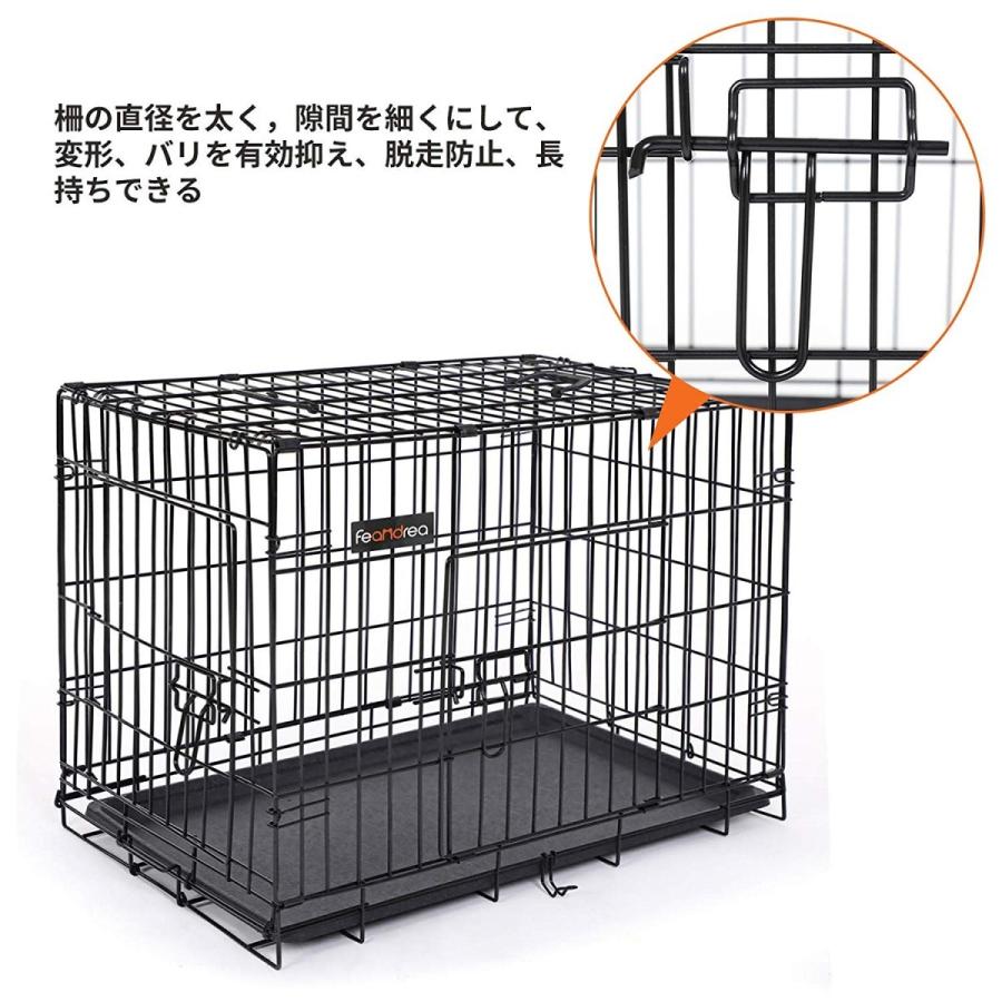 FEANDREA ペットケージ 107×70×77.5cm 室内外兼用 犬 猫 トレイ FEANDREA ペットケージ 107×70×77.5cm 室内外兼用 犬 猫 トレイ