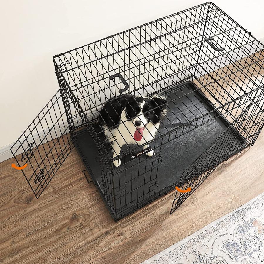 FEANDREA ペットケージ 107×70×77.5cm 室内外兼用 犬 猫 トレイ FEANDREA ペットケージ 107×70×77.5cm 室内外兼用 犬 猫 トレイ