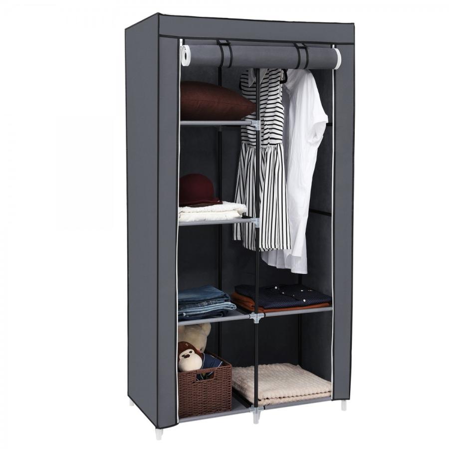 Songmics ワードローブ 不織布カバー付き 大容量 ハンガーラック 幅cm Diy式 省スペース 防水 防塵 Nryg84gy Nryg84gy Songmics Jp 通販 Yahoo ショッピング