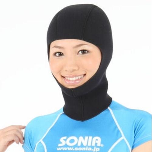 SONIA（ソニア） 3mm リペルサーモスキン/ブラックリペルスキン フード ダイビング インナー 保温 防寒 | SONIA | 01