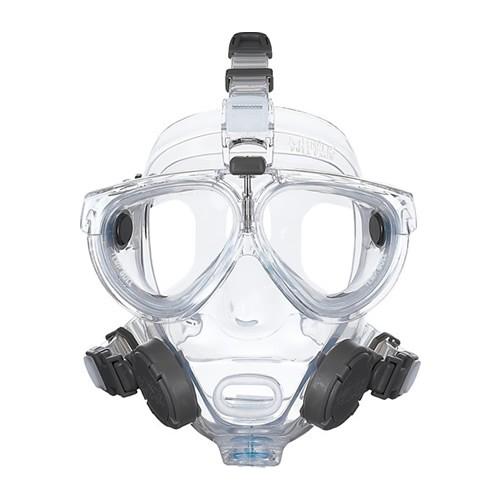 【クーポン対象】 GULL（ガル） GM-1584D/GM-1582D マンティスフルフェイス シリコン マスク MANTIS FULLFACE ダイビング ブラック クリア | GULL | 03