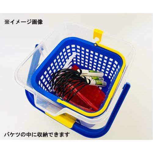 A1（エーワン） J029B/J029C かしこいバケツ 17L（10個セット) 座れるバケツ アウトドア キャンプ 貝 潮干狩りの画像