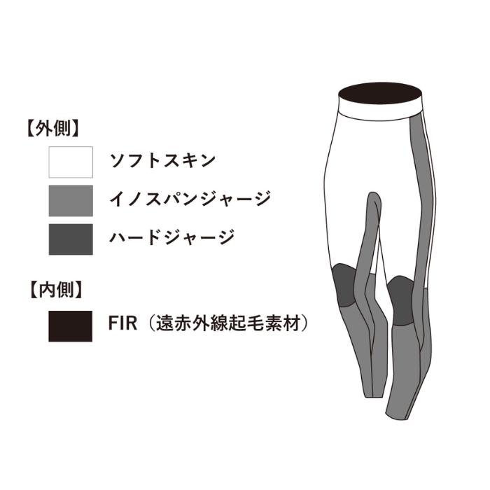 GULL（ガル） GW-6687/GW-6692 B.E.3mmスキンロングパンツ 3mm Skin