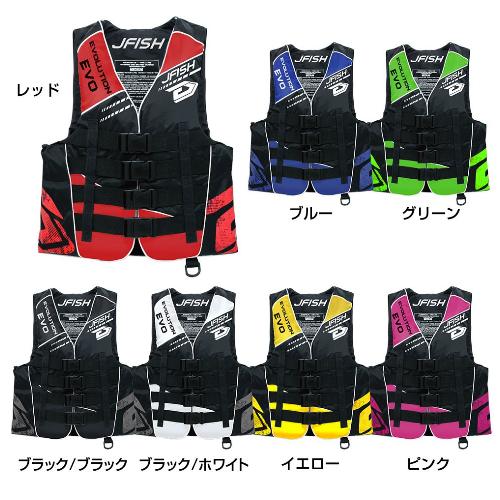 J-FISH/R（ジェイフィッシュ） GRP_JLV-421 エボリューション ライフベスト メンズ 男性用 水上バイク ジェット 釣りの画像