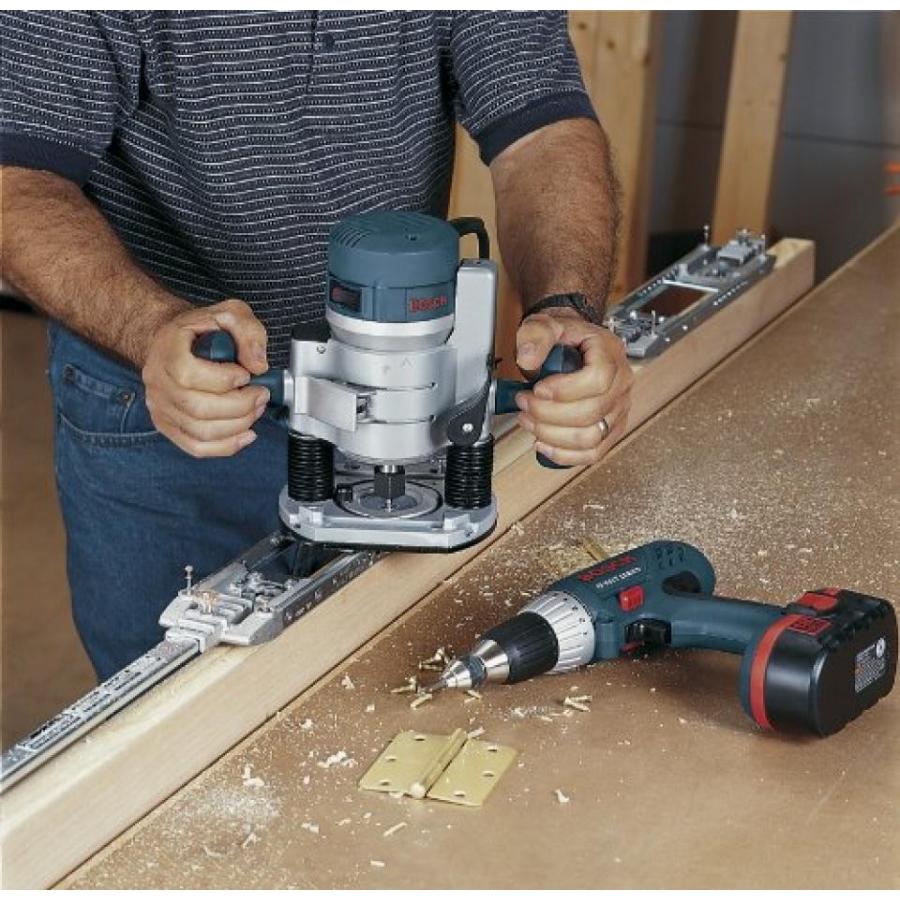 ボッシュ Bosch 1617EVSPK 12 Amp 2-14-Horsepower Plunge and Fixed Base Variable Speed Router Kit with 14-Inch and 12-Inch Collets｜sonicmarin｜02