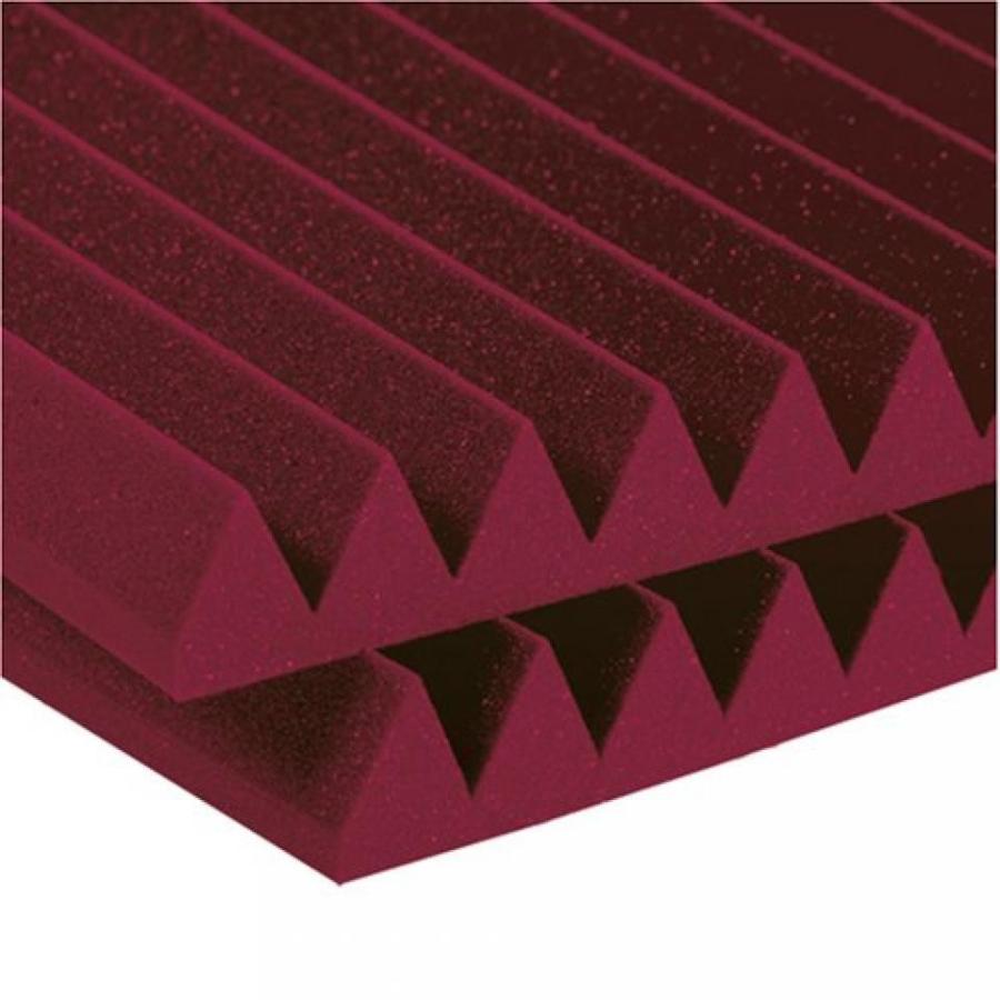 ホームシアター Auralex Acoustics Studiofoam Wedges Acoustic Absorption Foam, 2' x 2' x 2