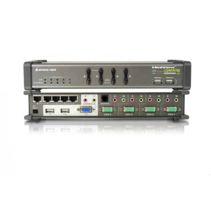 外付け機器 IOGear MiniView Symphony Multi-function KVM Switch with Cables GCS1774