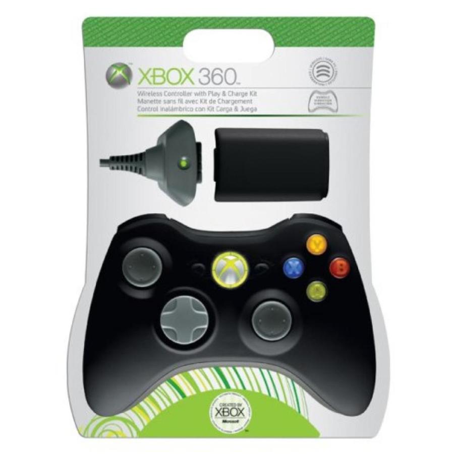 ヘッドセット Xbox 360 Play & Charge Kit with Black Controller