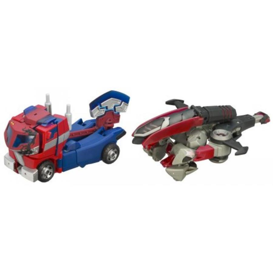 ロボット Transformers Animated The Battle Begins - Optimus Prime  vs. Megatron｜sonicmarin｜02
