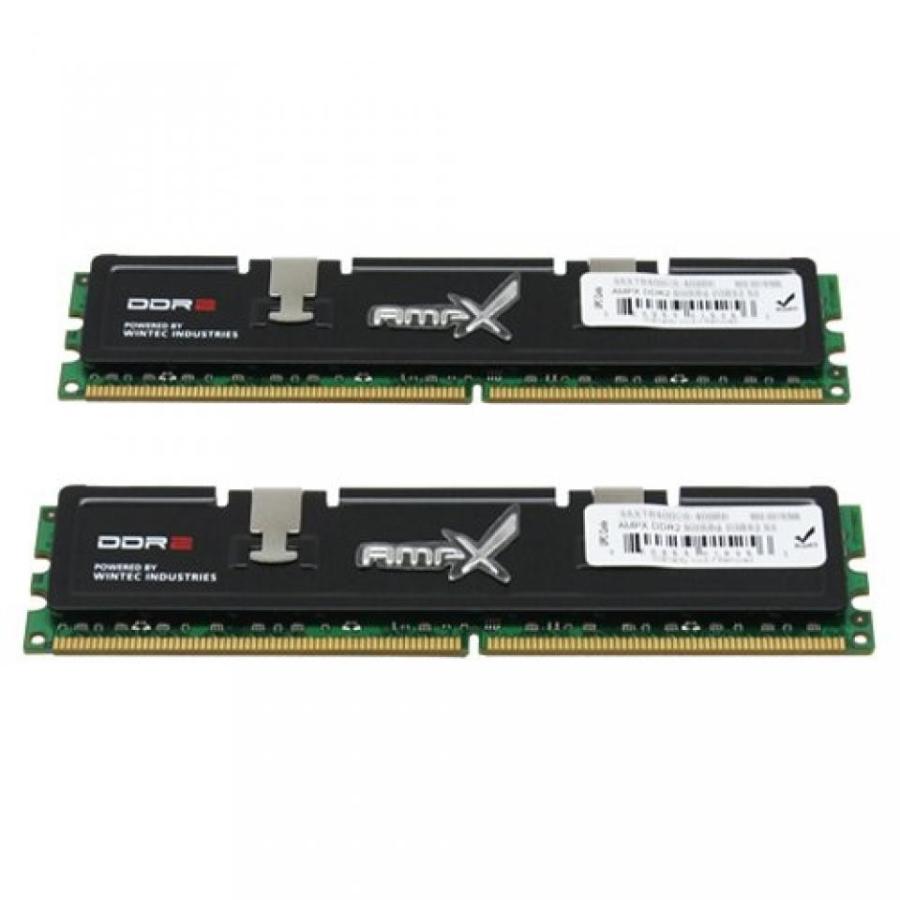 メモリ Wintec AMPX MHzCL5 4GB(2x2GB) UDIMM Kit 2Rx8 1.9V with HS 4 Dual Channel Kit DDR2 800 (PC2 6400) 240-Pin SDRAM 3AXT6400C5-4096K