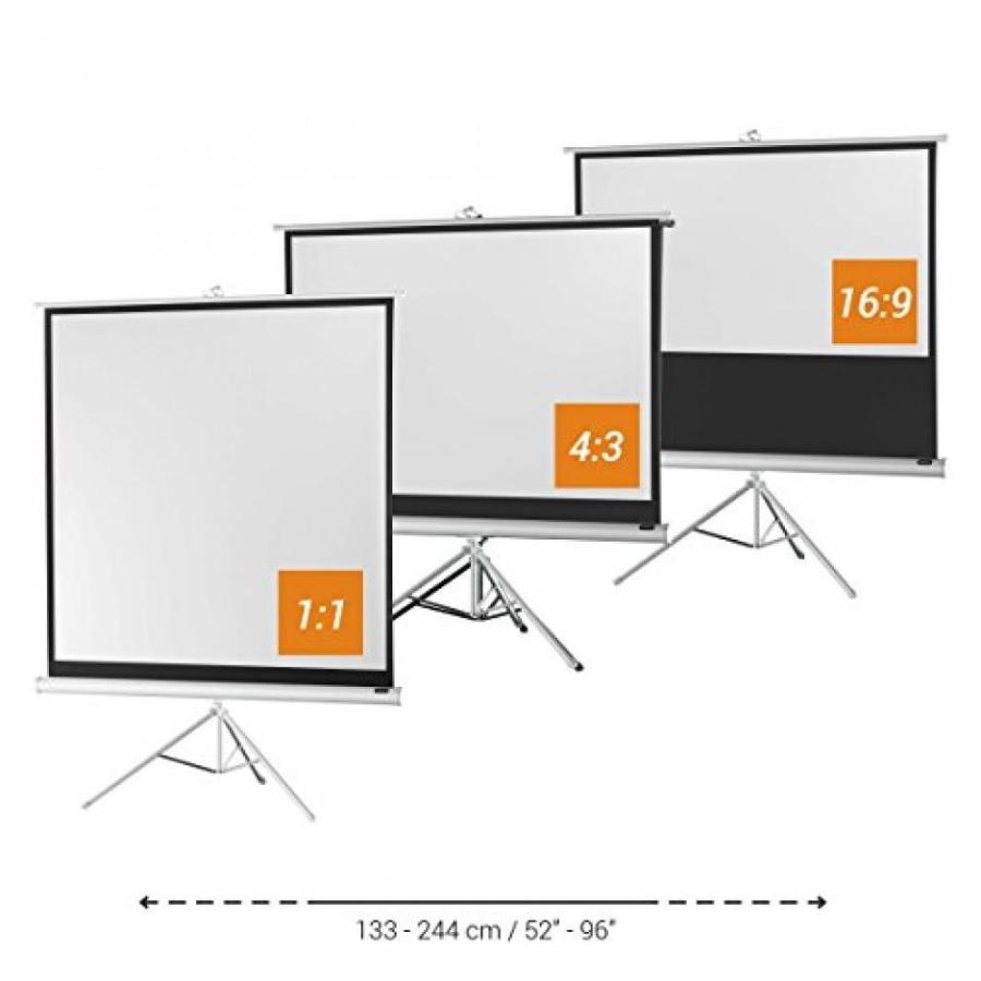 ホームシアター celexon 83" Tripod Projector Screen Tripod Economy | 72 x 41 inches viewing area | 16:9 format | White edition | Portable projector｜sonicmarin｜02