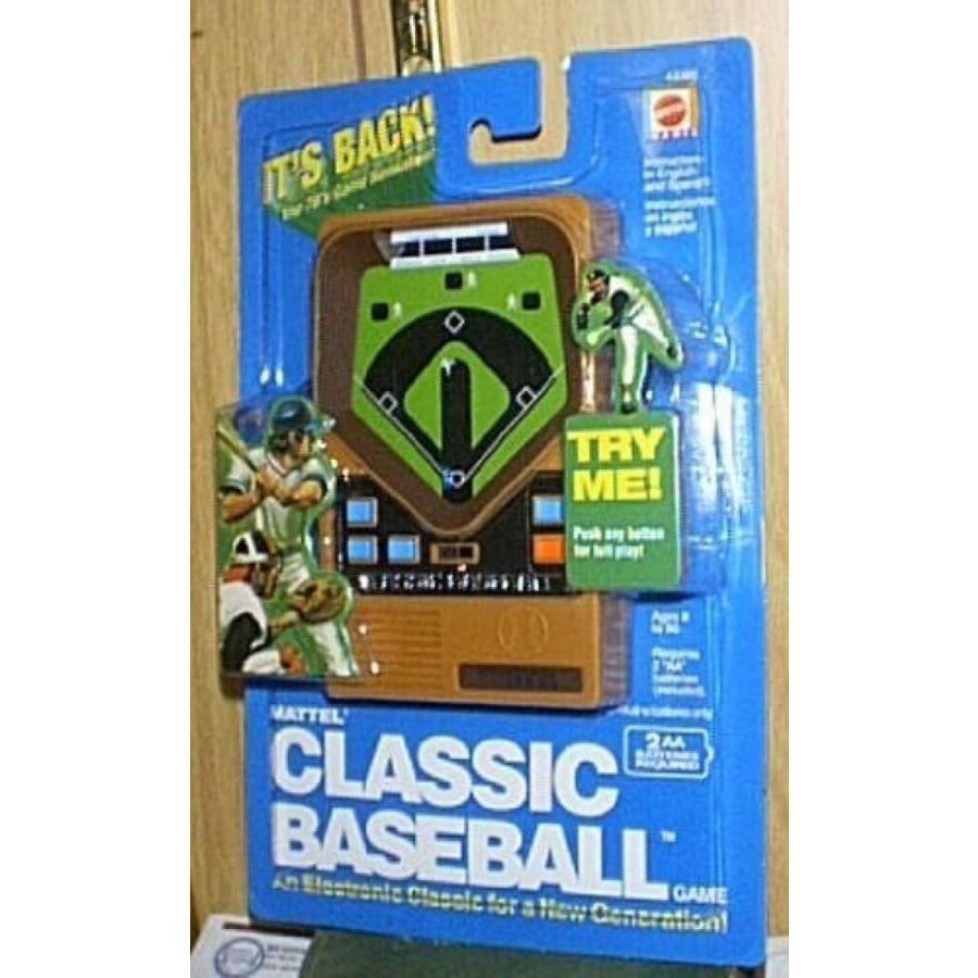 電子おもちゃ Mattel CLASSIC BASEBALL Electronic Handheld Game