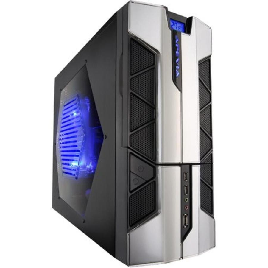 ゲーミングPC Apevia X-PLORER2-AL Mid Tower Gaming Case with Large Clear See-Through Side Window, Front 2 x USB2.01 x eSATA2 x HD Audio Ports, LCD