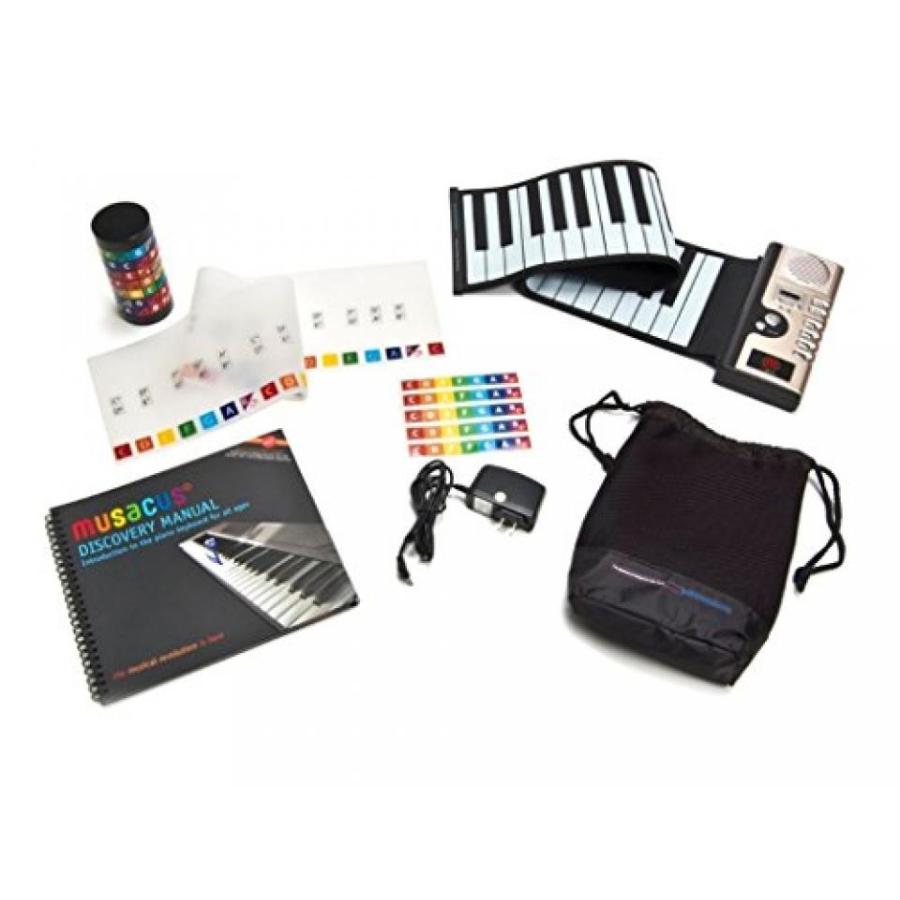 春バーゲン 電子おもちゃ New-Musacus Roll-Out Educational Electronic Piano Case Pack 1 - 677452