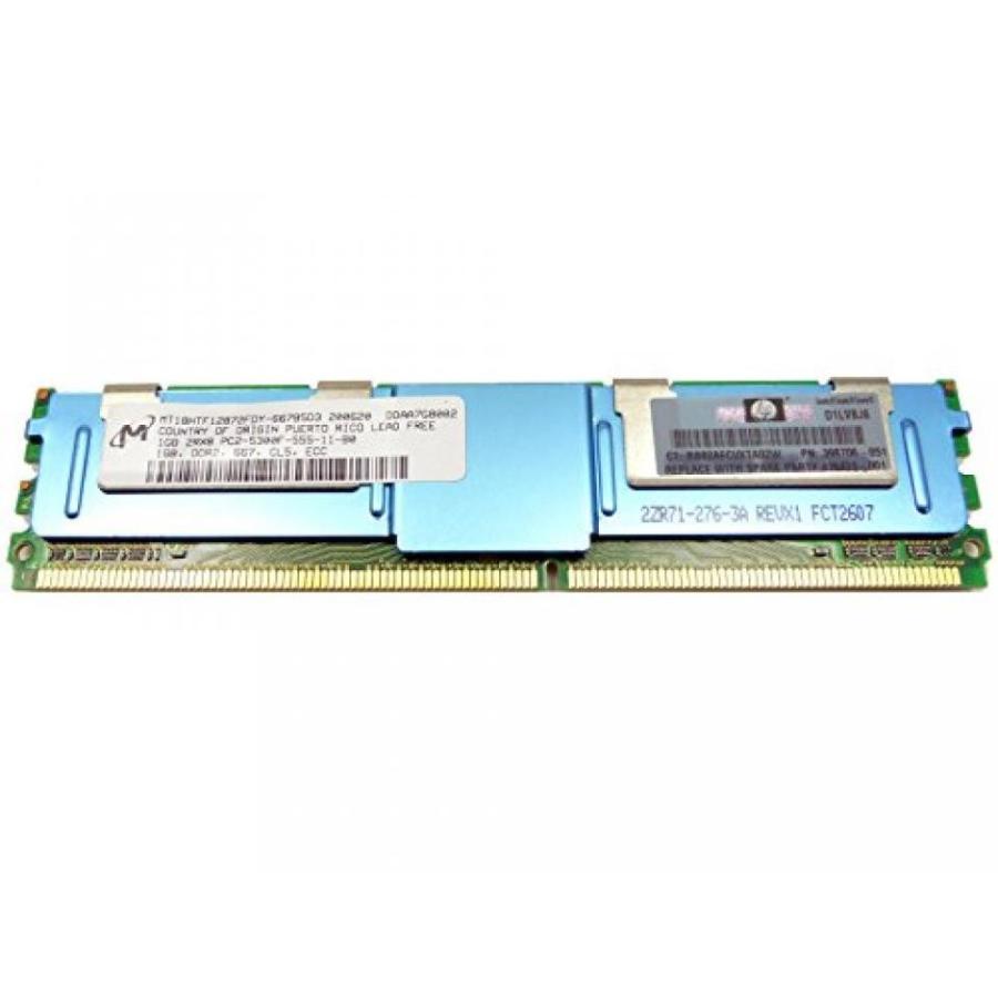 メモリ HP 416471-001 1GB PC2-5300 DDR2 667MHz ECC Buffered Registerd Memory Module DL380R05 BL480 BL460｜sonicmarin