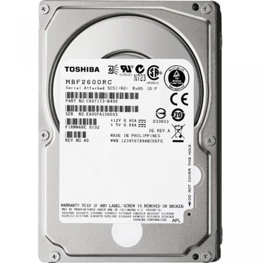 データストレージ Toshiba Hard Drive MBF2600RC