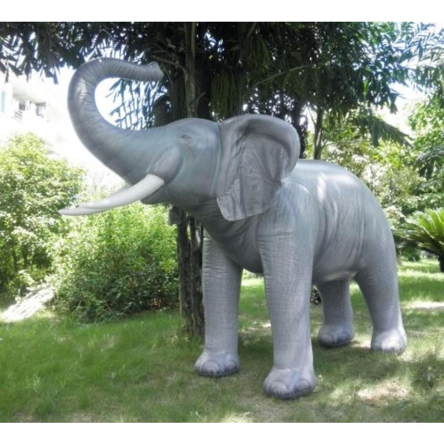 乗り物おもちゃ Incredibly Lifelike Giant Inflatable Elephant (L 120 inches) - with Free 12V pump｜sonicmarin