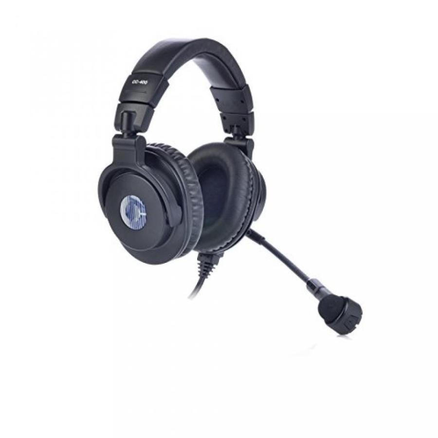 【2022年製 新品】 ヘッドセット Clear-Com CC-400-X5 | Double Over Ear 5 Pin Male XLR Cardioid Headset