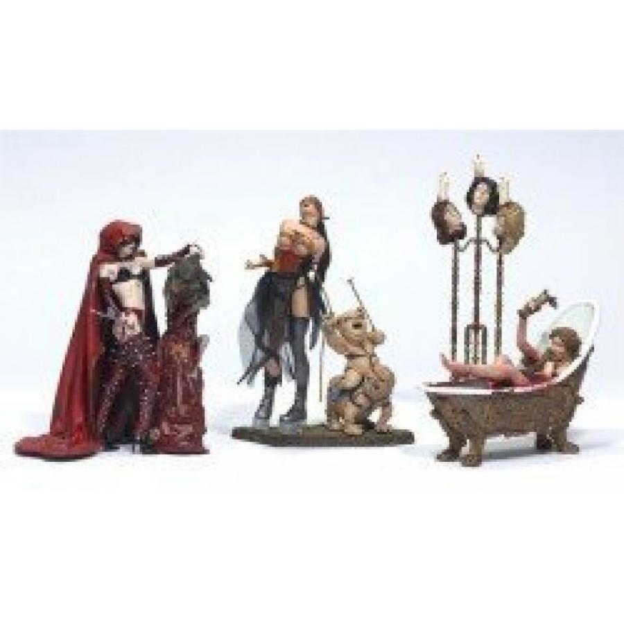 乗り物おもちゃ McFarlane's Monsters Deluxe Action Figures 3 Pack: Femme Femmes Fatales The Twisted Land of Oz - Dorothy With Veil, Six Faces of｜sonicmarin