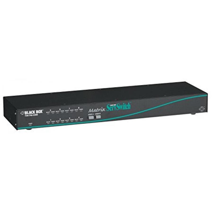 外付け機器 Black Box Matrix ServSwitch for PC， 2 Users x 4 CPUs (Slim Chassis Style)