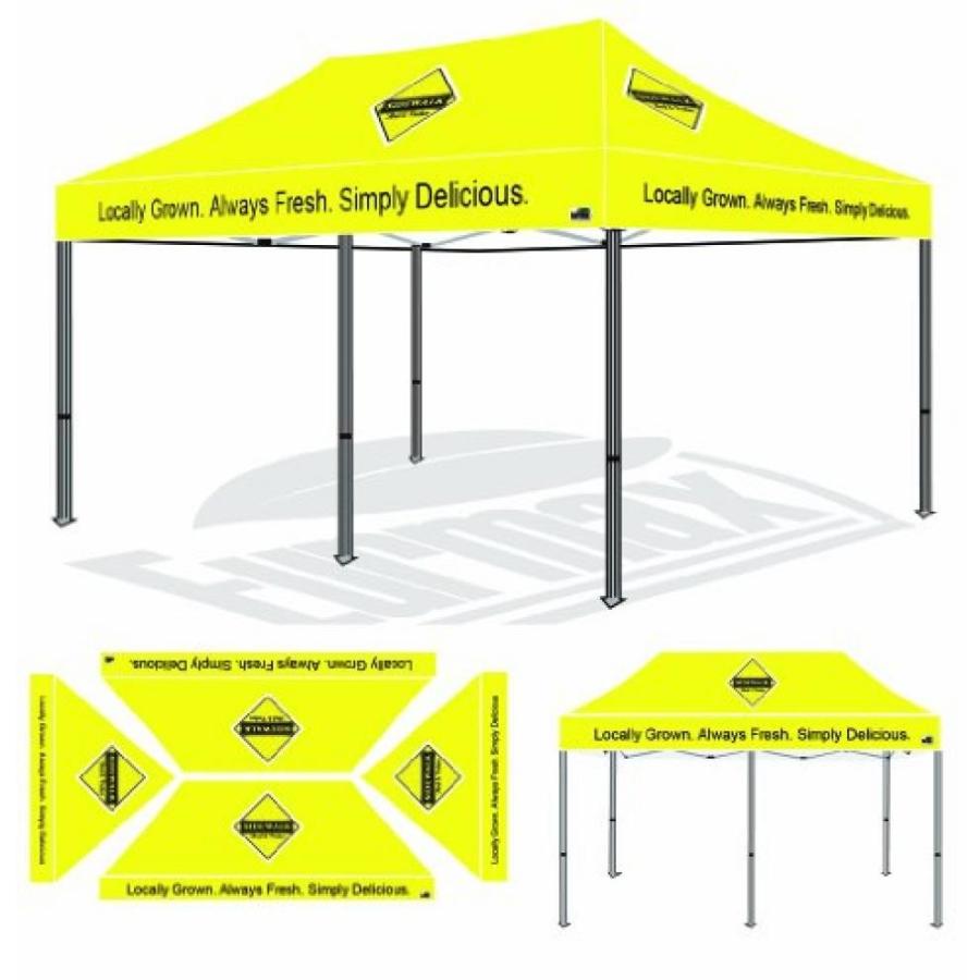 テント 10x20 Premium Digital Printed Custom Ez Pop up Canopy Party Tent Patio Gazebo Bonus Roller Bag｜sonicmarin