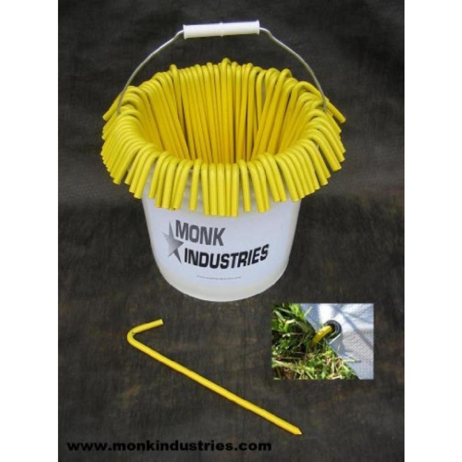 テント A Bucket of Steel Tarp Stakes (Yellow) 31210BYLBCKT