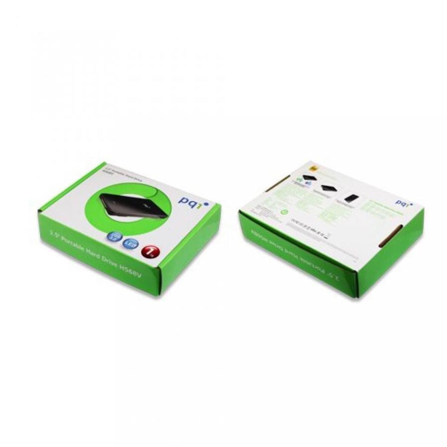 25【新品未使用】 外付け HDD ハードディスク Rocky Mountain Ram PQI H568V 500 GB External Hard Drive H568V500GB-BK 【1416945817】(51296円)