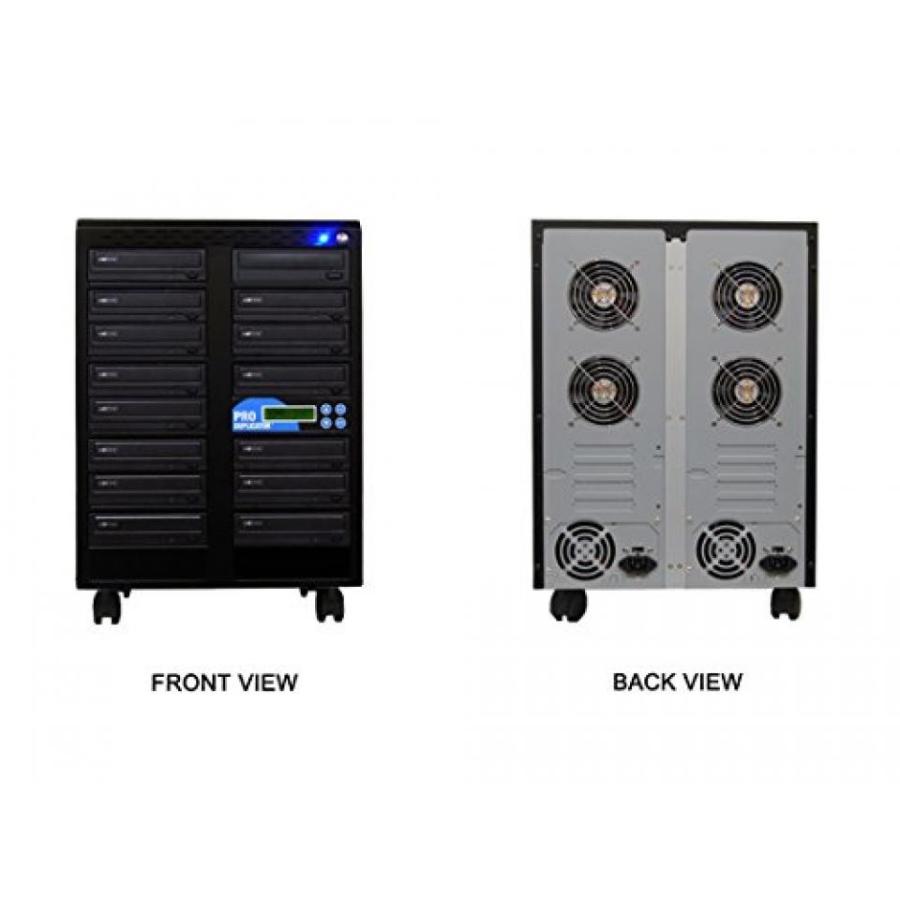 外付け機器 Produplicator 1 to 14 24X M-Disc Support CD DVD Duplicator Bundle with 1 Pack M-DISC, Nero Essentials Burning Software (Standalone｜sonicmarin｜06