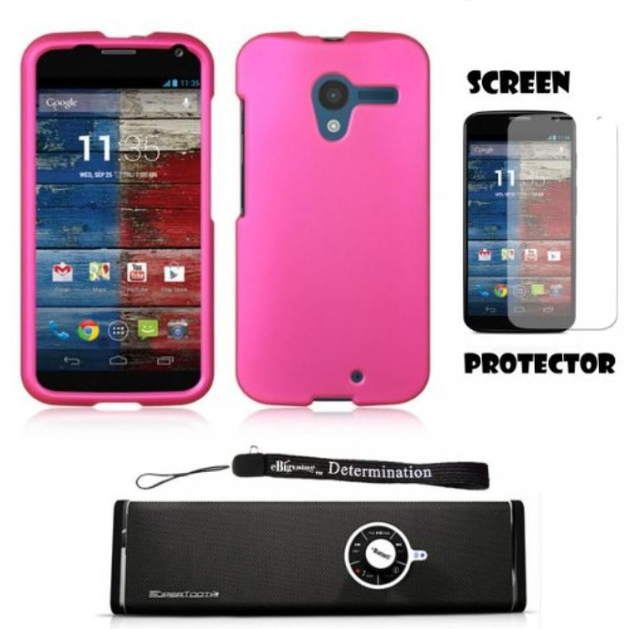 ブルートゥースヘッドホン Hard Protective 2-Piece Hard Shell Cover For Motorola Moto X Android OS V4 2.2 (Jelly Bean) + Screen Protector + Bluetooth