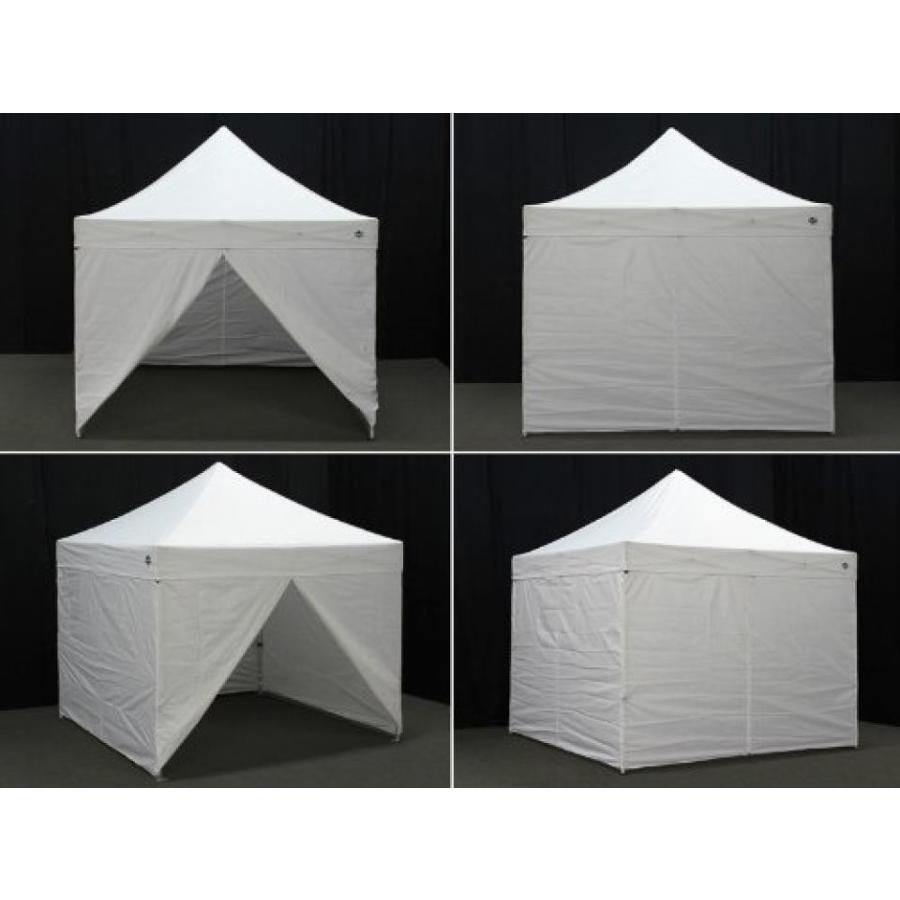 テント Eurmax 10x10 Pop up Canopy with Sidewalls + Carry Bag (Striped Blue)｜sonicmarin｜03