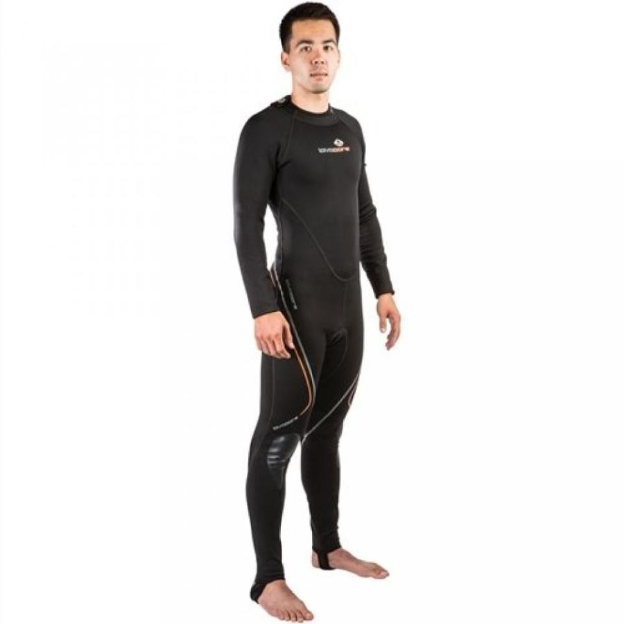 サーフィン New Men's (Size X-Large) LavaCore BackZip Trilaminate Polytherm Full Jumpsuit for Scuba Diving, Surfing, Kayaking, Rafting, Paddling 