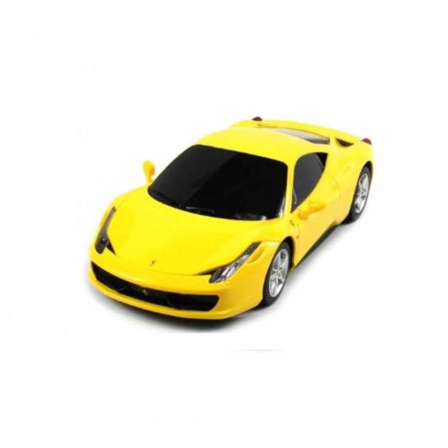 電子おもちゃ 1:18 Scale Ferrari 458 Italia Model RC Car With Steering controller (COLOR: YELLOW)｜sonicmarin｜05