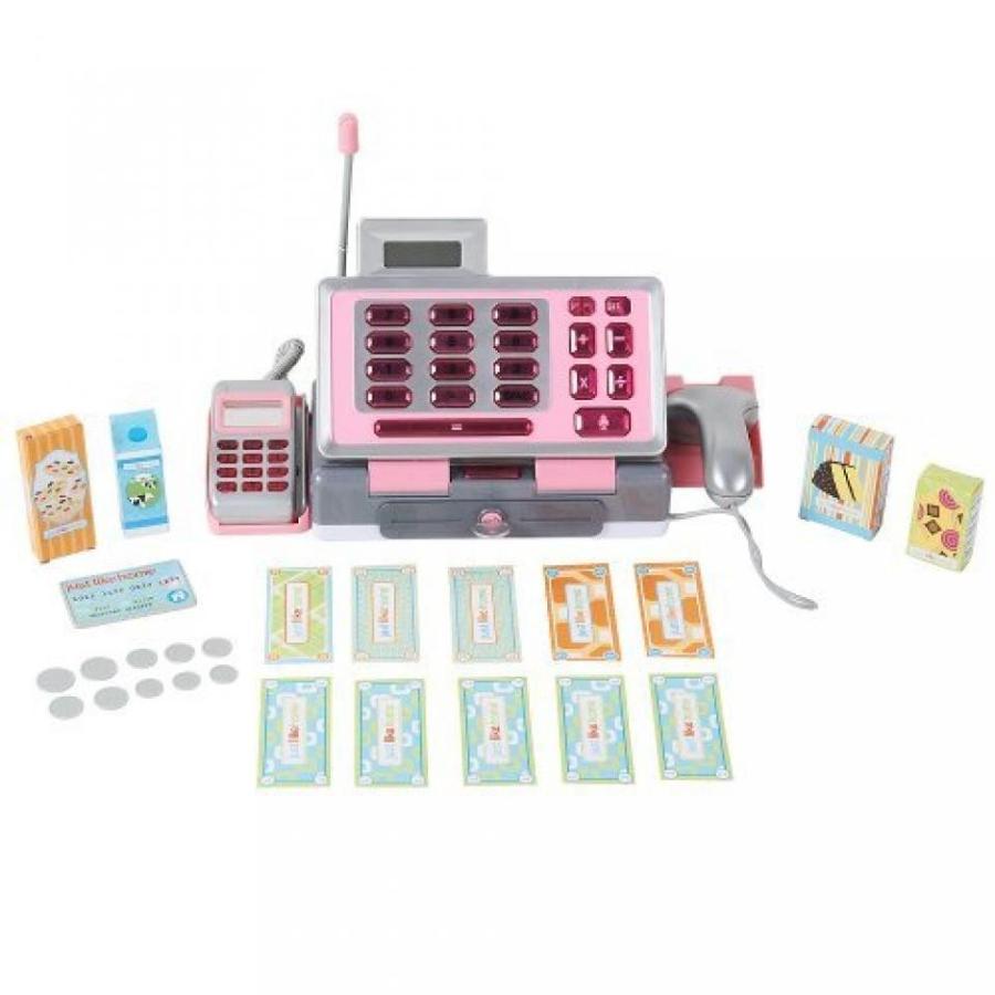 電子おもちゃ Just Like Home Talking Cash Register - Pink