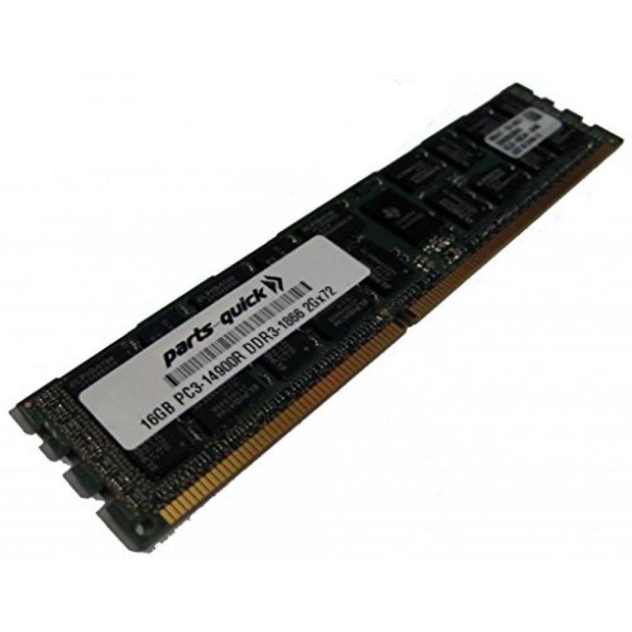 マザーボード 16GB Memory Upgrade for SuperMicro X9DRFF-7G+ Motherboard DDR3 PC3-14900 1866 MHz ECC Registered DIMM RAM (PARTS-QUICK BRAND)